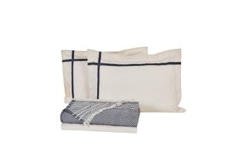 Yataş Bedding Çift Kişilik Colin Pike Takımı - Lacivert