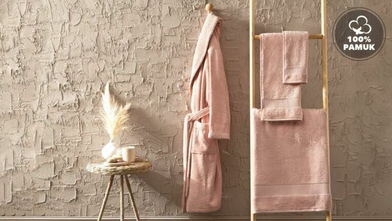 Yataş Bedding Essentials Banyo Havlusu - Pudra (90x150 cm)