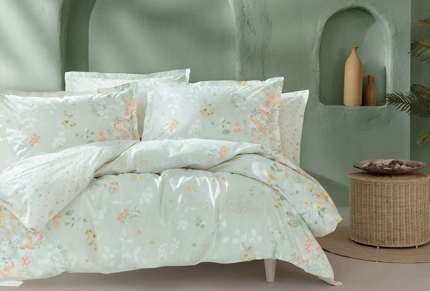 Yataş Bedding Çift Kişilik Xl Merri Rf Nevresim Takımı Açık Yeşil