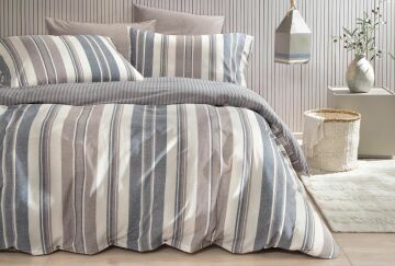 Yataş Bedding Çift Kişilik Mika İpliği Boyalı Nevresim Takımı - Vizon