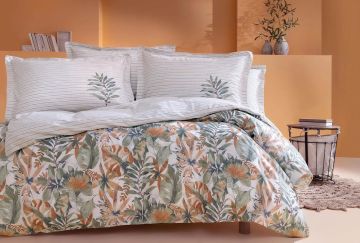 Yataş Bedding Çift Kişilik Amy Rnf Nevresim Takımı Turuncu