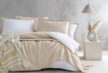 Yataş Bedding Çift Kişilik Harlow Infınıty Set - Hardal