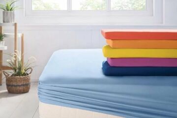 Yataş Bedding 90x190 Noah Lastikli Çarşaf - Fuşya