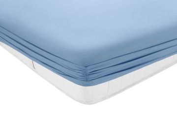 Yataş Bedding 90x200 Noah Lastikli Çarşaf - Açık Mavi