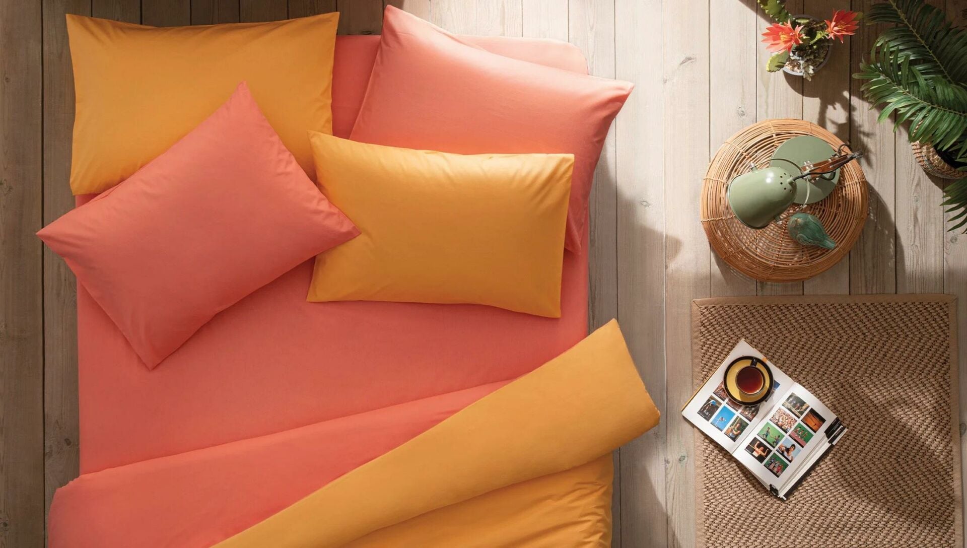 Yataş Bedding Noah Lastikli Çarşaf Nar Çiceği