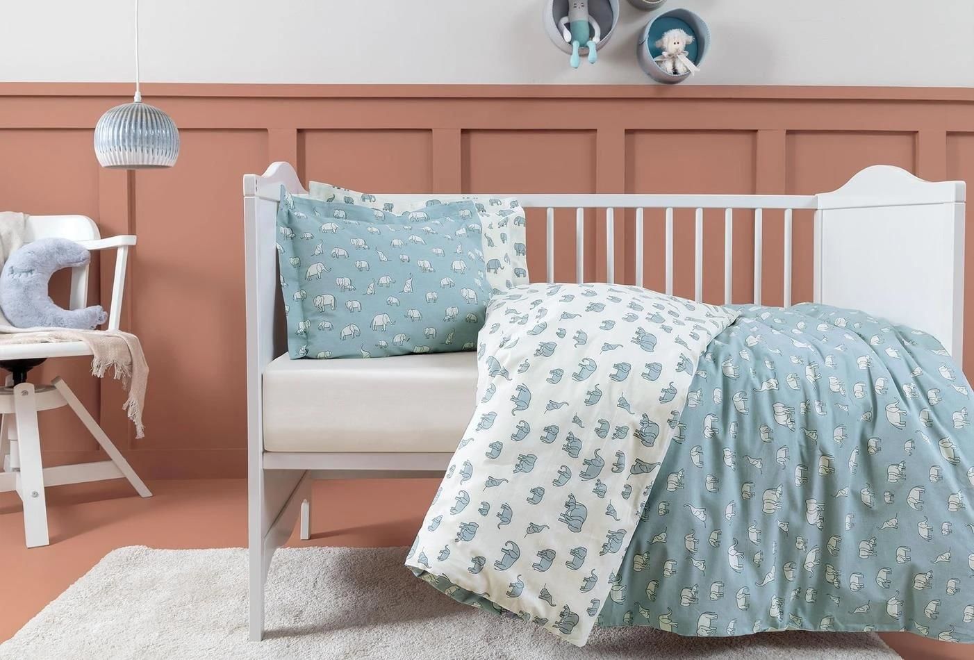 Yataş Bedding Bebek Povey Ranforce Nevresim Takımı Mavi