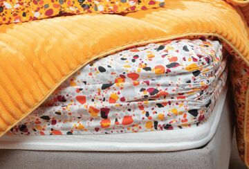 Yataş Bedding Çift Kişilik Terazzo Triola Set - Sarı