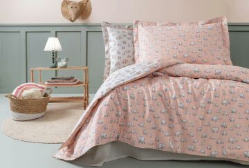 Yataş Bedding Tek Kişilik Povey Ranforce Nevesim Takımı Somon
