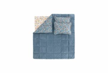 Yataş Bedding Çift Kişilik Terazzo Triola Set - Indigo