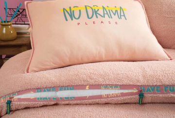 Yataş Bedding Tek Kişilik Coverme Drama Battaniye Nevresim Takımı - Pudra