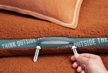 Yataş Bedding Çift Kişilik Coverme Box Battaniye Nevresim Takımı - Kiremit