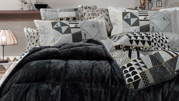 Yataş Bedding Çift Kişilik Ciera Triola Set - Siyah
