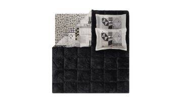 Yataş Bedding Çift Kişilik Ciera Triola Set - Siyah