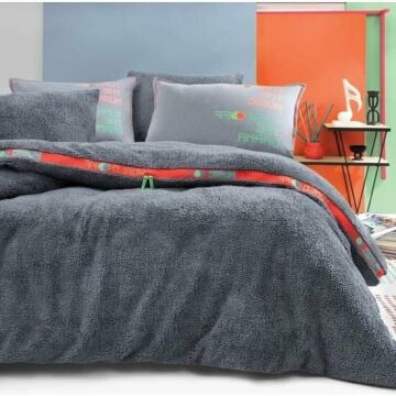 Yataş Bedding Çift Kişilik CoverMe Music Battaniye Nevresim Takımı - Indigo