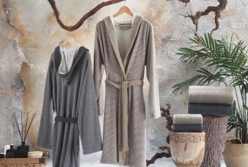 Yataş Bedding Lamina S/M Bornoz Gri