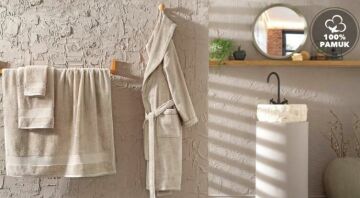 Yataş Bedding Essentials Banyo Havlusu - Bej (90x150 cm)