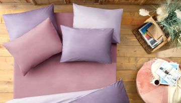 Yataş Bedding Noah Lastikli Çarşaf Gül Kurusu 150x200