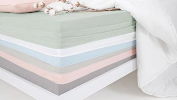 Yataş Bedding Çift Kişilik Lupa Soft Lastili Çarşaf Gri 150x200x35