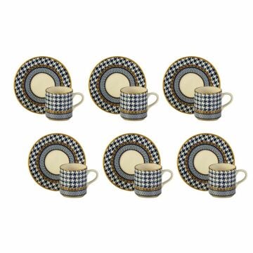 Biev 6LI Kahve Fincanı Seti