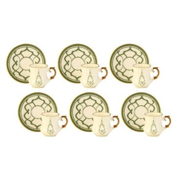 Biev 6LI Kahve Fincanı Seti