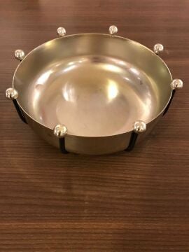 Biev Gümüş Ahtapot Büyük Kase