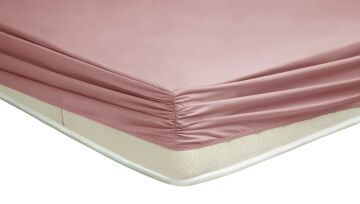 Yataş Bedding Noah Lastikli Çarşaf Gül Kurusu 100x200