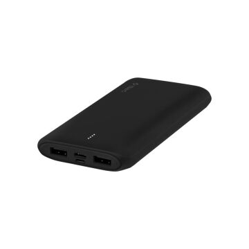 ttec PowerSlim Duo 10.000mAh Taşınabilir Şarj Aleti / Powerbank Siyah
