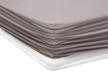 Yataş Bedding Tek Kişilik Lupa Soft Lastili Çarşaf Gri 90x190x35