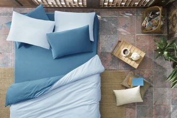 Yataş Bedding Noah Lastikli Çarşaf Koyu Mavi 140x200