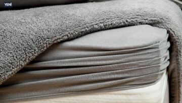 Yataş Çift Kişilik CoverMe Quadro Battaniye Nevresim Takımı - Gri