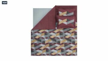 Yataş Çift Kişilik Frodo Saten Nevresim Takımı - Bordo