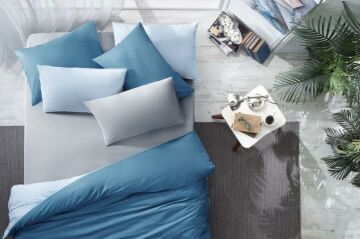 Yataş Bedding 150x200 Noah Lastikli Çarşaf - Gri