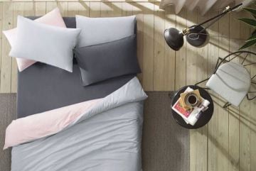 Yataş Bedding 150x200 Noah Lastikli Çarşaf - Antrasit