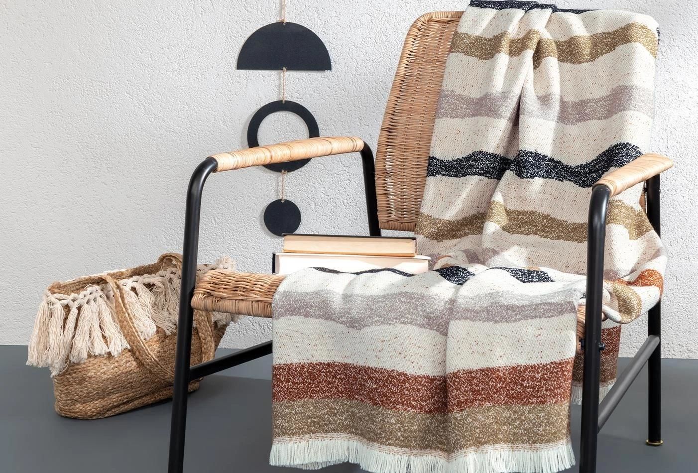 Yataş Bedding Ruell Koltuk Şalı Ekru