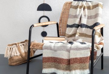 Yataş Bedding Ruell Koltuk Şalı Ekru