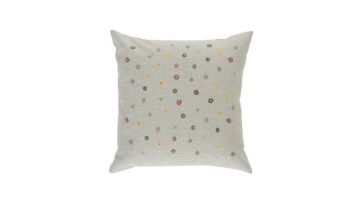 Yataş Daisy Nakışlı Dekoratif Kırlent (43x43) - Ekru