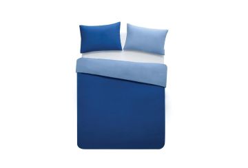 Yataş Bedding Çift Kişilik Noah Rnf Nevresim Seti (Açık Lacivert - Açık Mavi)