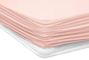 Yataş Bedding Tek Kişilik XL Lupa Soft Lastikli Çarşaf Pudra 120x200x35