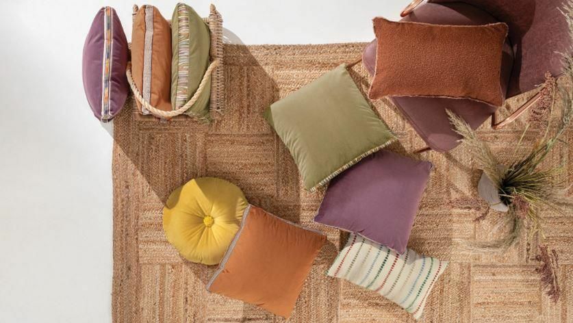 Yataş Lotte Dekoratif Kırlent (50x50) - Hardal