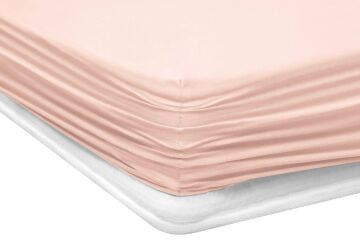 Yataş Bedding Çift Kişilik Lupa Soft Lastikli Çarşaf Pudra 160x200x35