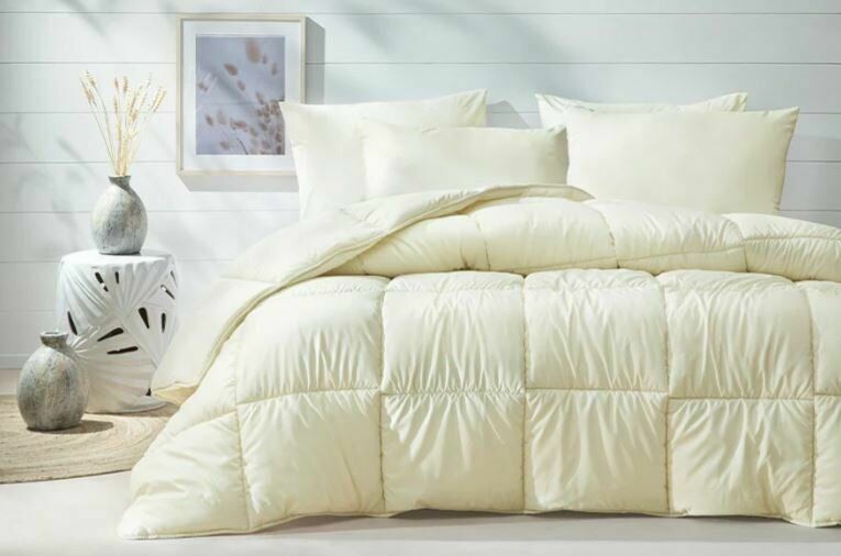 Yataş Bedding Çift Kişilik Macaron Yorgan&Yastık Set - Sarı
