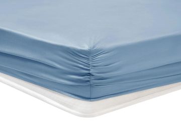 Yataş Bedding 160x200x36 Cift Kişilik Maisy Bambu Saten Lastikli Çarşaf - indigo