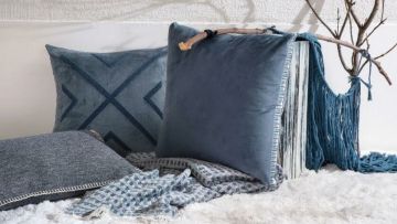 Yataş Serenity Dekoratif Kırlent (35x50) - İndigo