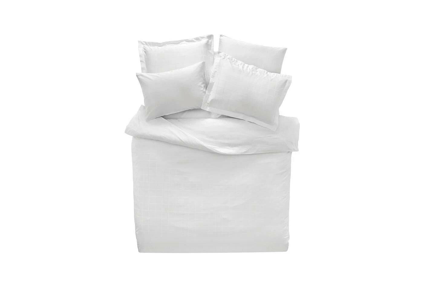 Yataş Bedding Çift Kişilik XL Destra Nevresim Takımı Beyaz