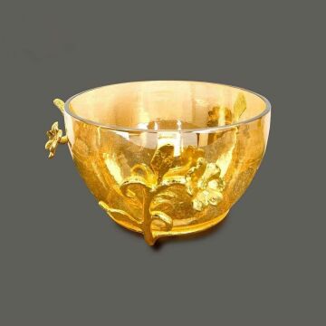 Biev Vitale Pune Serisi Papatya Kase 20x20x10.5 cm