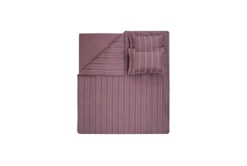 Yataş Bedding Çift Kişilik Xl Shelly Bambu Saten Nevresim Takımı - Mürdüm