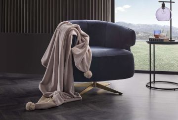 Yataş Bedding Ario Koltuk Şalı - Taş