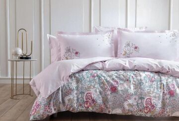 Yataş Bedding Çift Kişilik Torres rnf Nevresim Takımı Açık Pembe