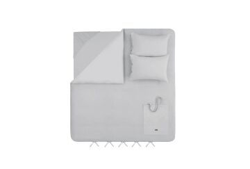 Yataş Bedding Çift Kişilik Pure Nevresim Takımı Açık Gri