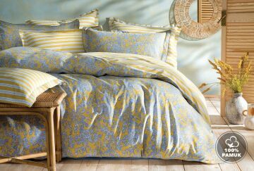 Yataş Bedding Çift Kişilik Martina Rnf Nevresim Takımı Sarı